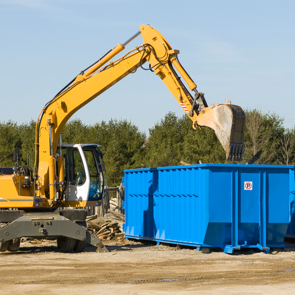 can i choose the location where the residential dumpster will be placed in Fullerton